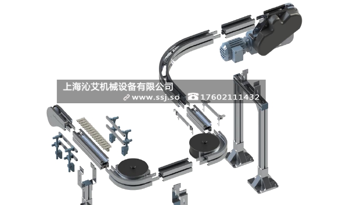 药品柔性输送线示意图